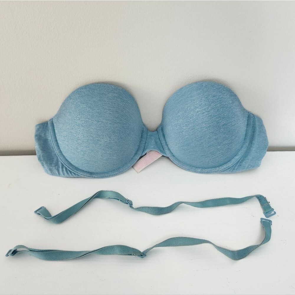 Victoria's Secret Multi Way/Multi Options Bra 36B Blue Green